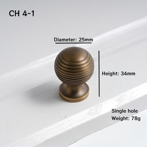 Furniture Hardware Soild Brass Kitchen Cabinet Pull Handles and <strong>Knobs</strong> <strong>for</strong> Bedroom Wardrobe <strong>Dresser</strong> Kitchen Cabinets Pull Handle - Product Image 5