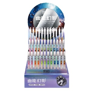 Bolígrafo de Punta Redonda Jiwushe, 0.5 mm, ST, Doble Bola, Tinta Negra, para Oficina y Escuela, Cuerpo de Plástico, Centro de Gravedad Bajo, Presión para Activar - Product Image 4