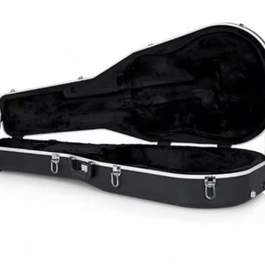 Étui rigide pour guitare de type Dreadnought, échantillon gratuit, moulé en ABS, avec rembourrage épais, imperméable et durable - Product Image 1