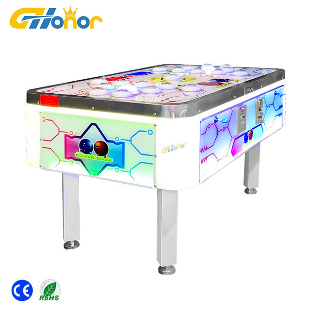 Coin Operated Hit Beans Arcade Game Machine 2 Player Interactive Button Game for Game Center