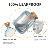 Boîte à lunch bento en acier inoxydable pour adultes, étanche, avec couvercle en plastique, compatible micro-ondes, boîte repas sans plastique pour la conservation des aliments