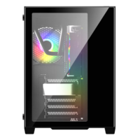 Boîtier d'ordinateur de jeu de bureau Seaview édition standard châssis latéral transparent prend en charge les tours de boîtiers d'ordinateur de jeu