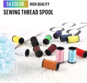 Kit de Costura Portátil Cuadrado de 67/128 Piezas, Accesorios de Moda, Hilos de 24 Colores, Agujas, Reparaciones Pequeñas, Básico, Venta al Por Mayor - Product Image 2