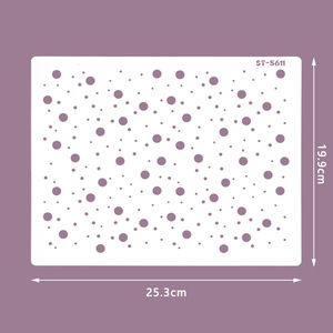 Pochoir de pulvérisation de gâteau pochoir pliable bricolage poudre <span class=keywords><strong>tamis</strong></span> cuisson décoratif dentelle gâteau outil de cuisson - Product Image 2