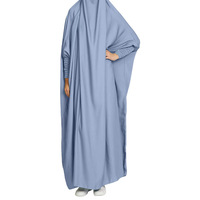 Abayas de prière en satin effet soie Daisy pour l'Aïd/Ramadan, grande taille, coupe ample, robe longue de soirée/formelle style moyen-oriental, manches chauve-souris