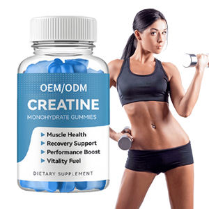 Caramelle Gommose alla Creatina e <span class=keywords><strong>BCAA</strong></span> per la Crescita Muscolare e la Forza, Integratore Senza Zucchero e Senza Glutine, OEM ODM Etichetta Privata, Fornitura all'Ingrosso GMP - Product Image 1