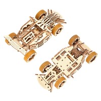 Rompecabezas 3D de Madera de Diseño Personalizado, Modelo de Escultura de Auto de Carreras, Superauto, para Decoración de Habitaciones o Sala de Pasatiempos