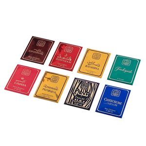 Etichetta Metallica Esagonale Rotonda Premium Placcata Antiruggine con Logo Personalizzato <span class=keywords><strong>per</strong></span> Decorazione <span class=keywords><strong>Bottiglie</strong></span> di Profumo - Product Image 4