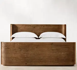 豪华现代橡木室内卧室家具沙发当代床