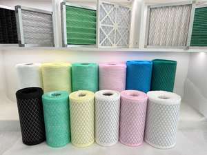 Rouleau de média filtrant personnalisé en fibre synthétique, matériau filtrant en maille composite pour les projets de filtration d'air et de ventilation - Product Image 4