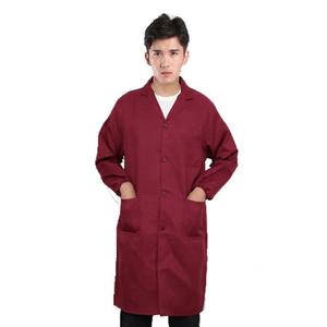 Blouse de laboratoire en polyester confortable sur mesure, <span class=keywords><strong>combinaison</strong></span> de <span class=keywords><strong>travail</strong></span> pour hommes ou femmes, pour l'usine alimentaire, uniforme de sécurité, <span class=keywords><strong>combinaison</strong></span> de <span class=keywords><strong>travail</strong></span> - Product Image 4