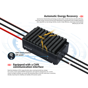 Controlador Electrónico de Velocidad (ESC) UF50 48-96S 50A 1050us-1940us con BEC, compatible con CAN IPX4 para Drones Agrícolas - Product Image 3