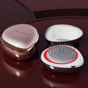 แปรงนวดแบบสั่นสะเทือนแบบใช้น้ำมันมือถือ-เครื่องมือสำหรับหนังศีรษะชนิดเหลวเพื่อการทำความสะอาดและดูแลเส้นผมอย่างล้ำลึก - Product Image 6