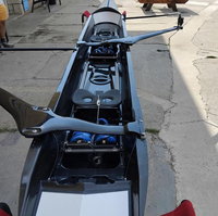 Professionell Angepasster Carbon-Fiber-Wing-Rigger für Rennboote Hochfester 3K T700 Carbon-Fiber-Rigger