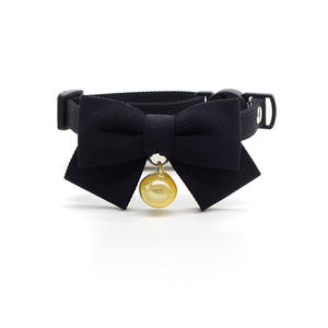 Elegante pajarita collares para mascotas con campanas doradas ajustables para Gatos Perros accesorio de moda - Product Image 4