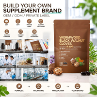 Complément Herbal à l'Armoise, Noyer Noir et Clou de Girofle – OEM, ODM, Marque Privée, Personnalisation en Petites Séries