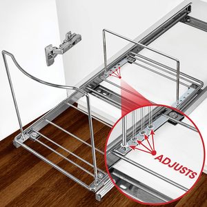 Étagère de rangement coulissante robuste en métal pour <span class=keywords><strong>sous</strong></span>-<span class=keywords><strong>évier</strong></span>, avec <span class=keywords><strong>tiroir</strong></span> pour <span class=keywords><strong>poubelle</strong></span>, organisateur coulissant pour armoires de cuisine - Vente en gros - Product Image 5