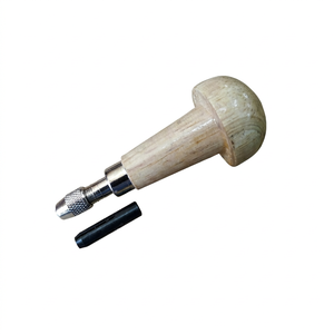 Outil rotatif à manche en bois avec pointe en fer modèle 466A pour le perçage de bijoux - SUNRISETOOLS.COM - Product Image 1