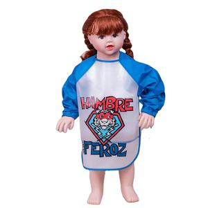 공장 업자 맞춤형 아기 수유 앞치마 긴 소매 방수 턱받이 - Product Image 1