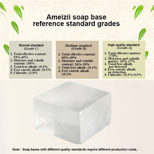 <span class=keywords><strong>Savon</strong></span> de Bain Artisanal <span class=keywords><strong>Transparent</strong></span> au 1% d'Acides Aminés, Anti-Acné, Blanchissant, Antiseptique, Amincissant, Doux, Sans Parfum, à la Poire - Product Image 4