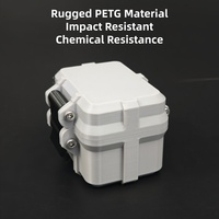 Boîte de rangement pour flacons PETG à 6 compartiments (3ml, 5ml, 10ml) – Vente en gros et OEM pour la réfrigération en laboratoire et l'emballage de marque
