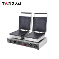 Gaufrier électrique antiadhésif Tarzan Commercial 4 pièces en forme de sapin de Noël