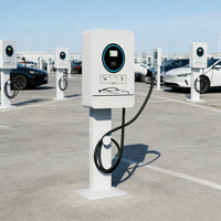 Station de recharge pour véhicules électriques certifiée CE 120 kW avec deux pistolets de recharge pour autoroute