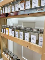 Étiquette adhésive Offre Spéciale imperméable pour pot à épices, alimentaire, rond, carré, personnalisé, pour garde-manger