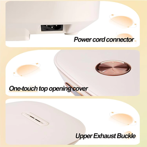 Cuisinière à riz intelligente multifonctionnelle électrique 1000W, mini, antiadhésive, avec minuterie numérique automatique, affichage LED, en plastique, 5L - Product Image 6