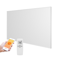 Wifi App 900W panneau chauffant en cristal de carbone infrarouge Smart Home Convector Chauffage électrique