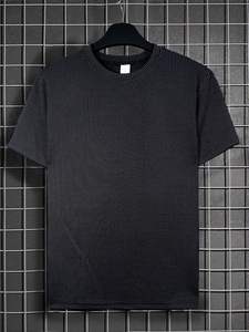 Nouveaux T-shirts d'été pour hommes de haute qualité, coupe classique, grandes tailles, décontractés, couleur unie, t-shirts oversize en maille pour hommes - Product Image 6