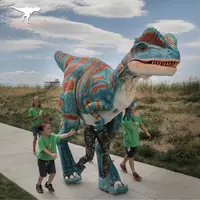 Sellto - Japanese Life Size Halloween Professional Realistic Vivid Animatronic Big Dinosaurio Ride On Dinosaur Adult Movie Costume