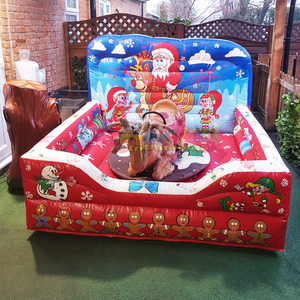 Idées de Fêtes de Noël : Jeux Gonflables de Dérangements Mécaniques en Forme de Renne, Capacité 500KG, Portables - Product Image 1