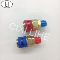 Vente chaude QC-19 voiture climatiseur raccord de tuyau en laiton R134a raccord rapide