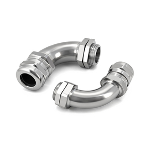 Prix usine PG9 316L Presse-étoupe métallique flexible étanche IP68 à angle droit 90 degrés - Product Image 5