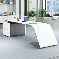 Mobilier de bureau KD13 escritorio pour chef de bureau table de bureau de luxe pour chef d'entreprise table de bureau pour bureau de direction