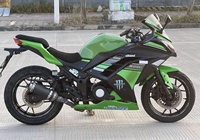 Moto sportive Kawasaki Ninja400 400cc d'occasion, refroidie par eau, essence, vitesse maximale >80 km/h, puissance 1001-2000W, idéale pour les débutants, parfaite