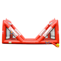 Jeu de Pong Gonflable Commercial Robuste pour Fêtes, Événements de Team Building et Location de Divertissement pour Enfants