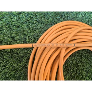 Câble d'alimentation orange 10m, accessoires d'automatisation et d'entretien pour équipements de contrôle industriel - Product Image 2
