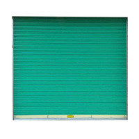 Portes à enroulement électriques en acier coloré sur mesure, à grande vitesse, finition moderne, style ferme, antivol, galvanisées, résistantes au vent