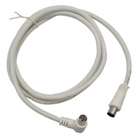 Op maat gemaakte lengte 1m 3m 5m TV9.5 RF coaxiale kabel F-type mannelijke naar mannelijke connector voor set-top box en HDTV-signaal