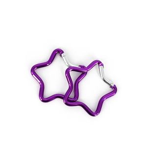 Clip de mousqueton étoile le moins cher promotionnel Mini mousqueton Clips escalade mousqueton couleurs en vrac - Product Image 6