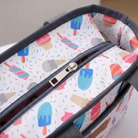 Tas Tote Ukuran Sedang Kustom OEM ODM dari Kain Komposit Lembut dengan Banyak Kantong, Lapisan TC untuk Penggunaan Sehari-hari Kasual
