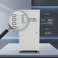 Regulador de Voltaje Automático Programable de 60kVA CA, con Servomotor de Cobre, 416V, Protección Contra Sobrecarga, Estabilizador