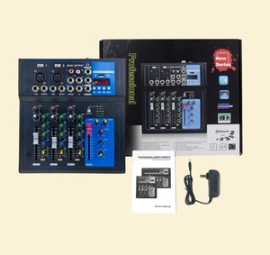 Mezclador digital de 4 canales F4 MP3 12V Equipo de audio profesional - Product Image 3