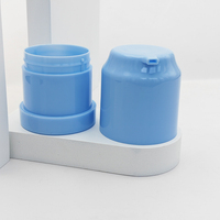 Nouveau design, pot sans air en plastique PP de 50 ml avec pompe à vide et verrouillage gauche-droite