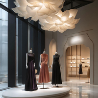 Meubles de boutique de haute qualité, comptoir de réception, vitrine, design d'intérieur pour magasin de vêtements, solution de projet tout-en-un