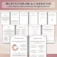Carnet de planification personnalisé à spirale avec suivi des objectifs, planification des repas et suivi des habitudes de bien-être