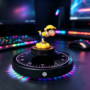 ฐานลอยแม่เหล็ก ถาดไฟ LED เปลี่ยนสี RGB ควบคุมด้วยระบบสัมผัส แท่นลอยตกแต่งบ้าน ตกแต่งโต๊ะทำงาน สำหรับตั้งโชว์ - Product Image 5