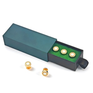 Botón de metal KUNSHUO para ropa Baju Melayu, botón de perla para camisa, logotipo de marca personalizado, botón malayo para ropa Baju Melayu - Product Image 4